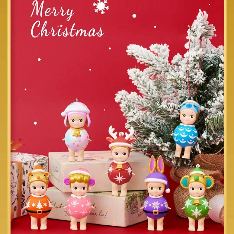Серия рождественских украшений Sunny Angel Mystery Surprise Blind Box Tide Play, милые аксессуары для кукол, украшения ручной работы в подарок