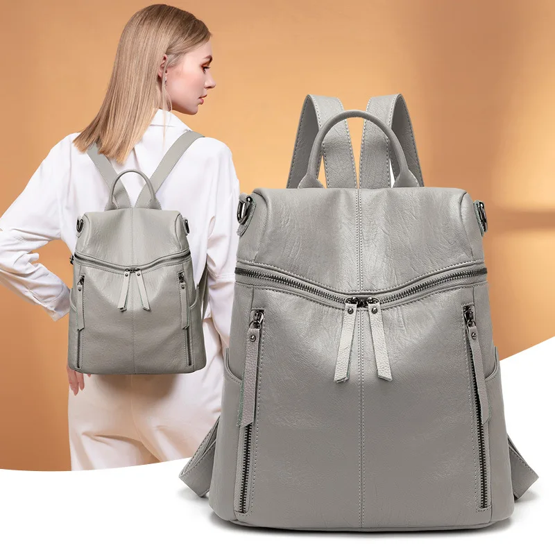 Женские рюкзаки в корейском стиле с георадаром, женская дорожная сумка, кожаная школьная сумка для девочек, повседневные женские рюкзаки