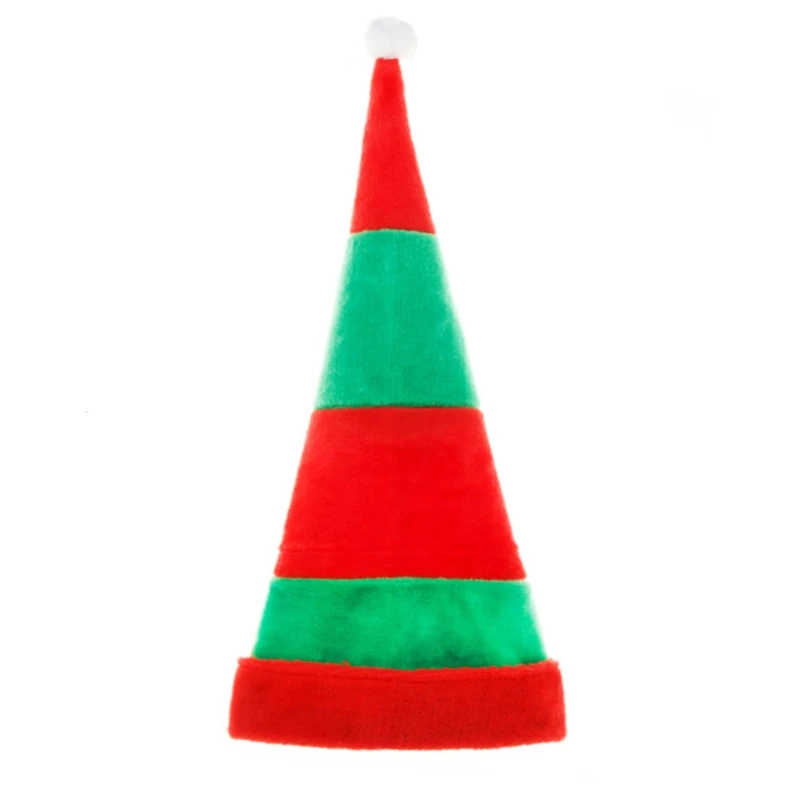 Y1UB Шляпа Санта-Эльфа, Рождественская шляпа, Шляпа Санта-Клауса для детского фестиваля для взрослых, товары для рождественских праздников и вечеринок, декор Унисекс