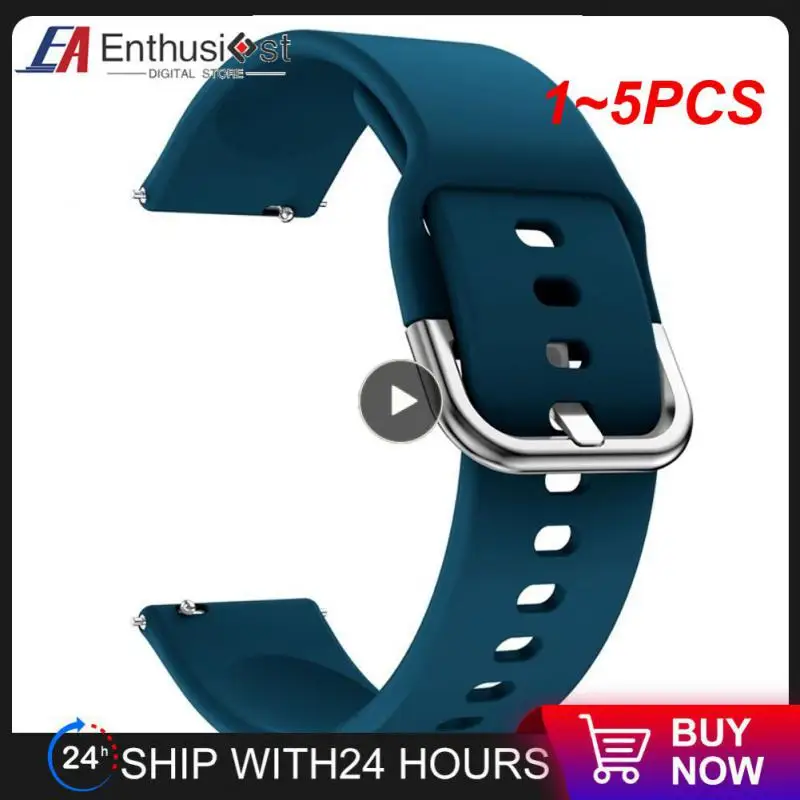 1 ~ 5ШТ Силиконовый Ремешок на Запястье Для Huami Amazfit GTS 2/Mini Smart Watch Band Спортивный Браслет Для Amazfit Bip S/U/GTS