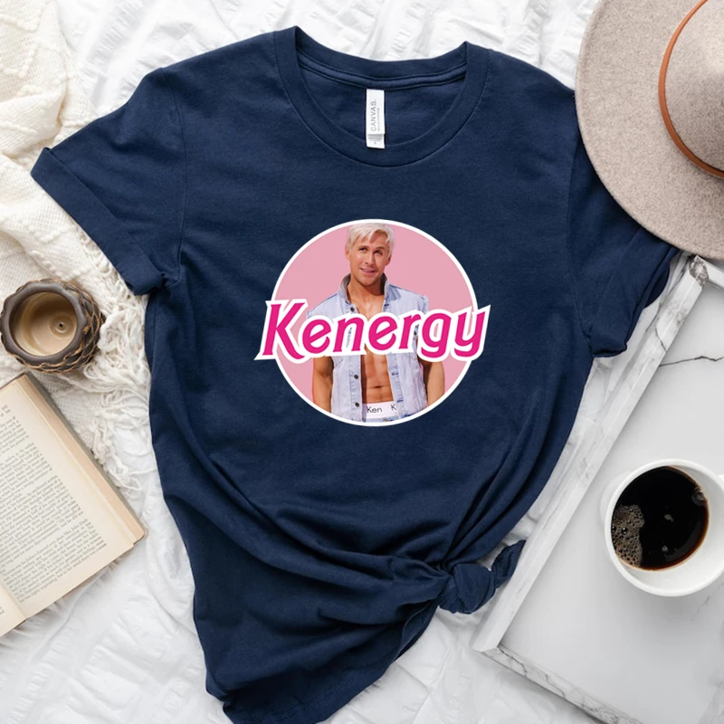 Женские футболки Kenergy с винтажным принтом, хлопковая футболка с круглым вырезом и графическим рисунком, подарок любителям ретро, уличная одежда в стиле Харадзюку, Корейские модные топы