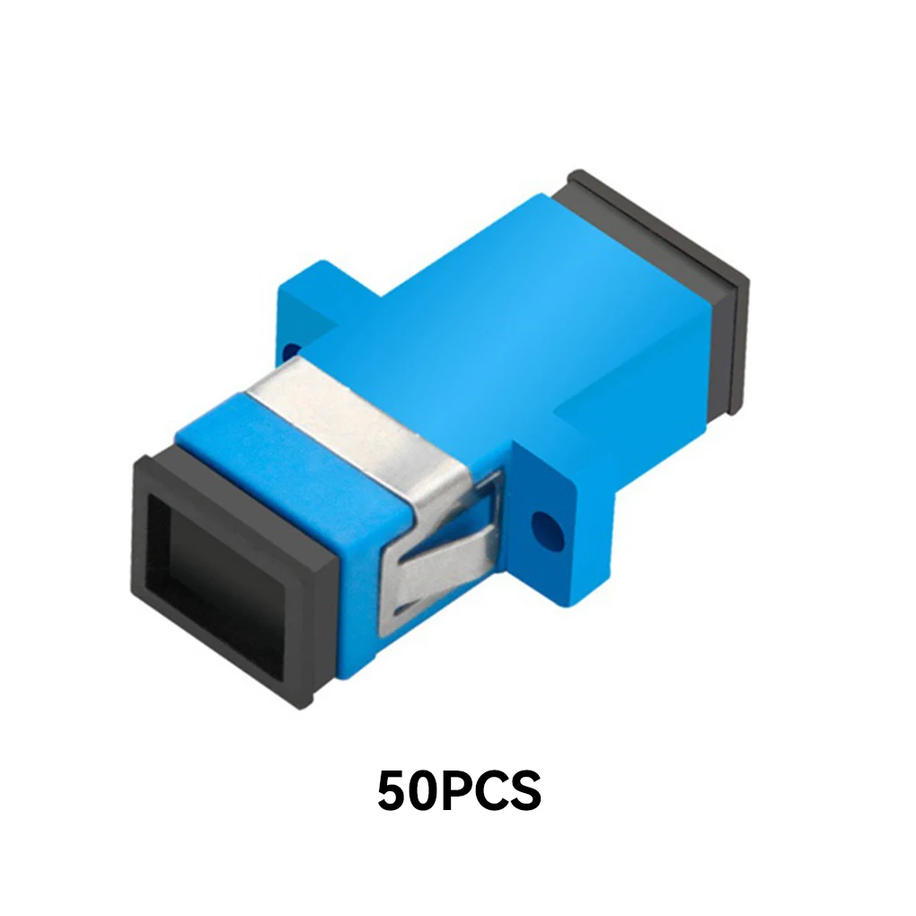 50 Штук Универсального Волоконно-Оптического Соединителя SC Simplex Mode Оптический Кабель ABS Адаптер Конвертер Сетевые Аксессуары